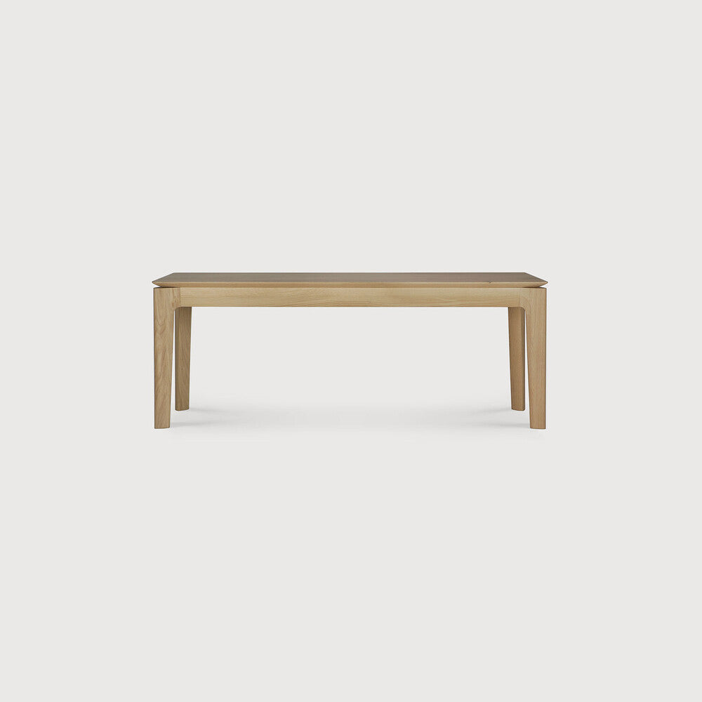 Ethnicraft Bok Bench, FSC-certified solid wood furniture by Belgian brand