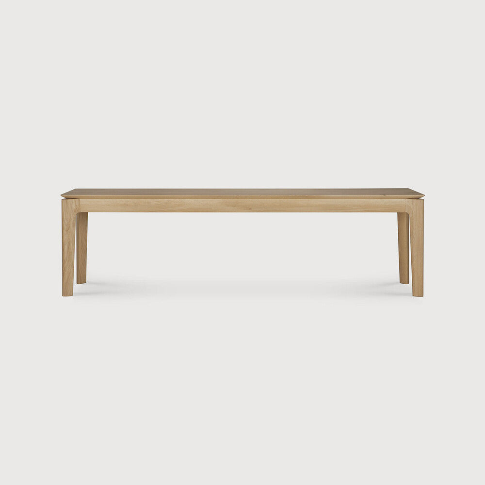 Ethnicraft Bok Bench, FSC-certified solid wood furniture by Belgian brand