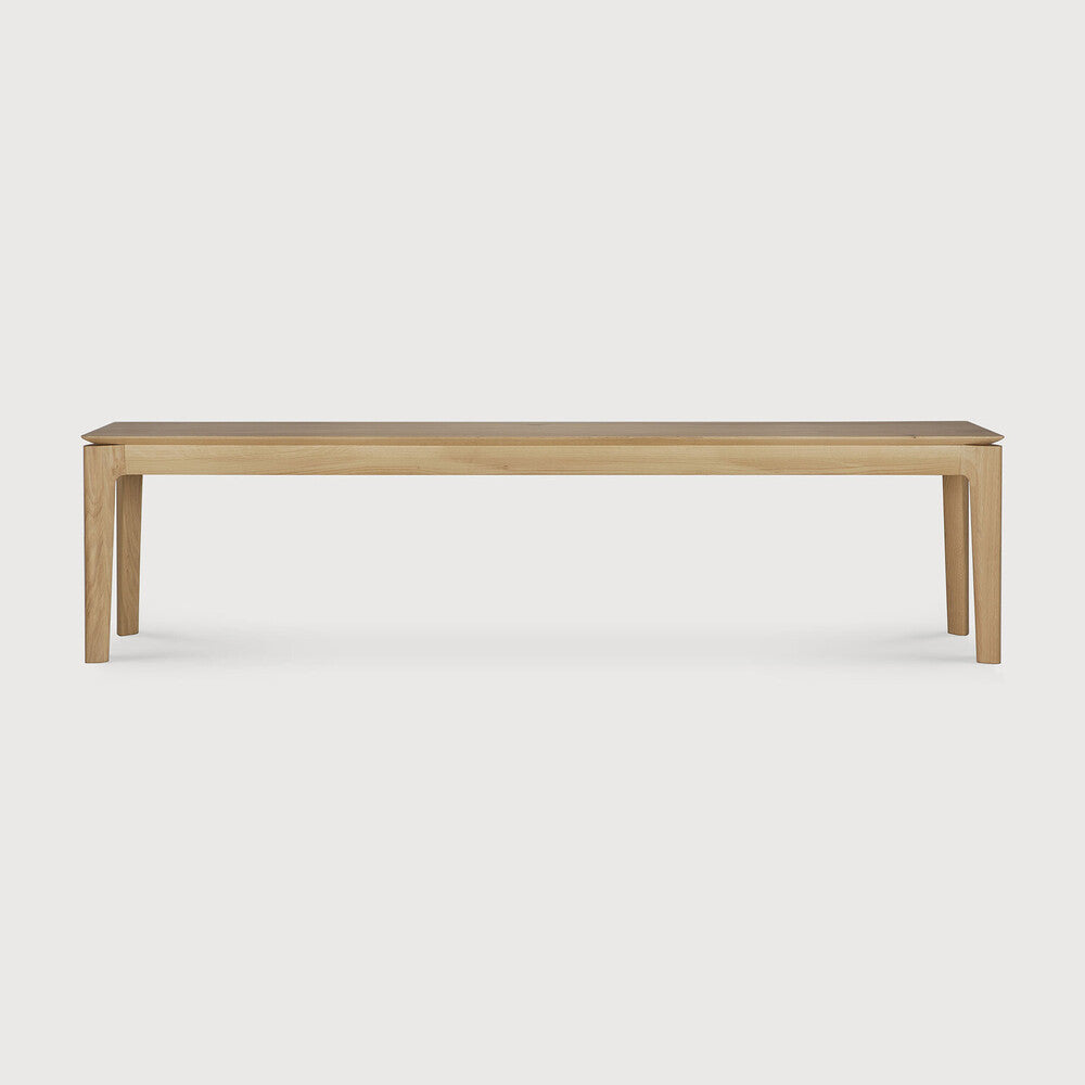 Ethnicraft Bok Bench, FSC-certified solid wood furniture by Belgian brand