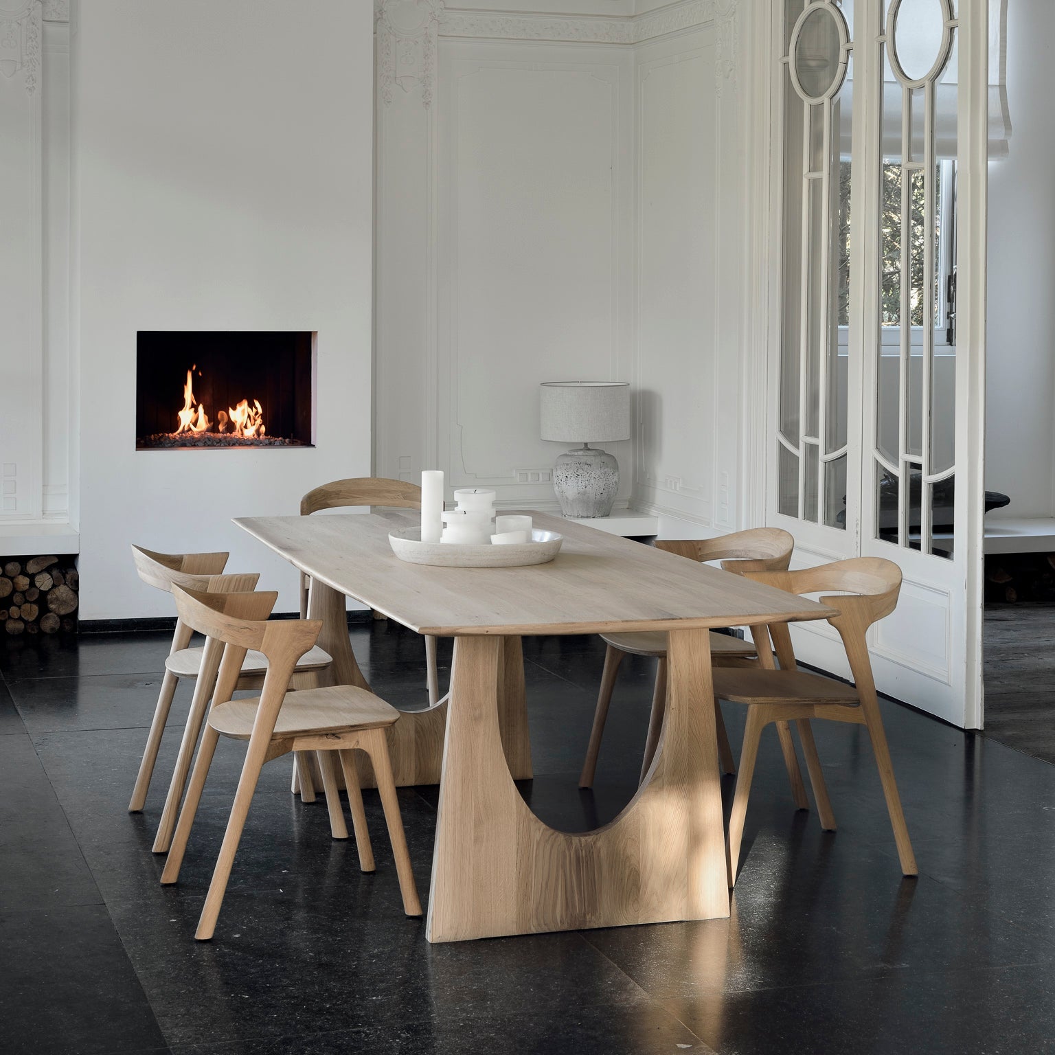 Geometric Rectangle Dining Table