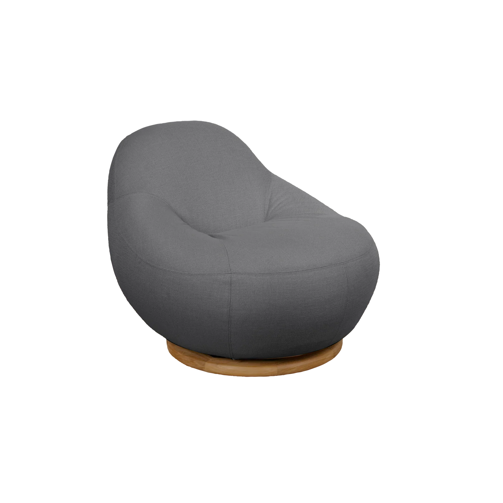 Gem Lounge Chair with Teak Swivel