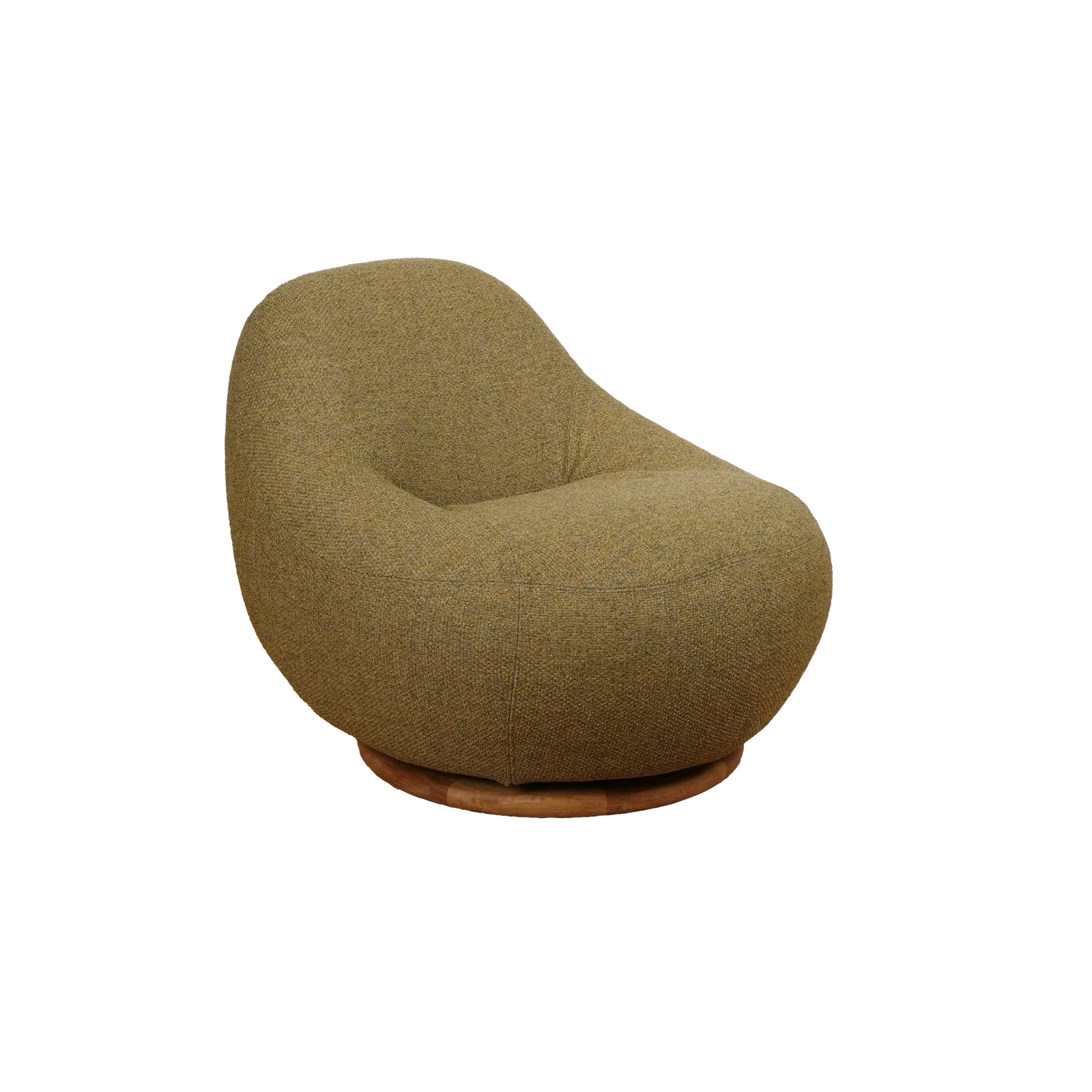 Gem Lounge Chair with Teak Swivel