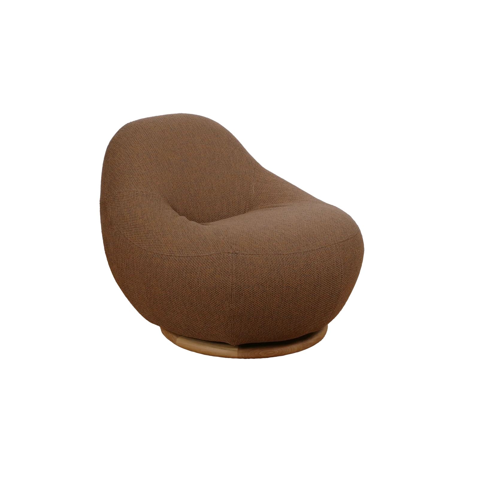 Gem Lounge Chair with Teak Swivel