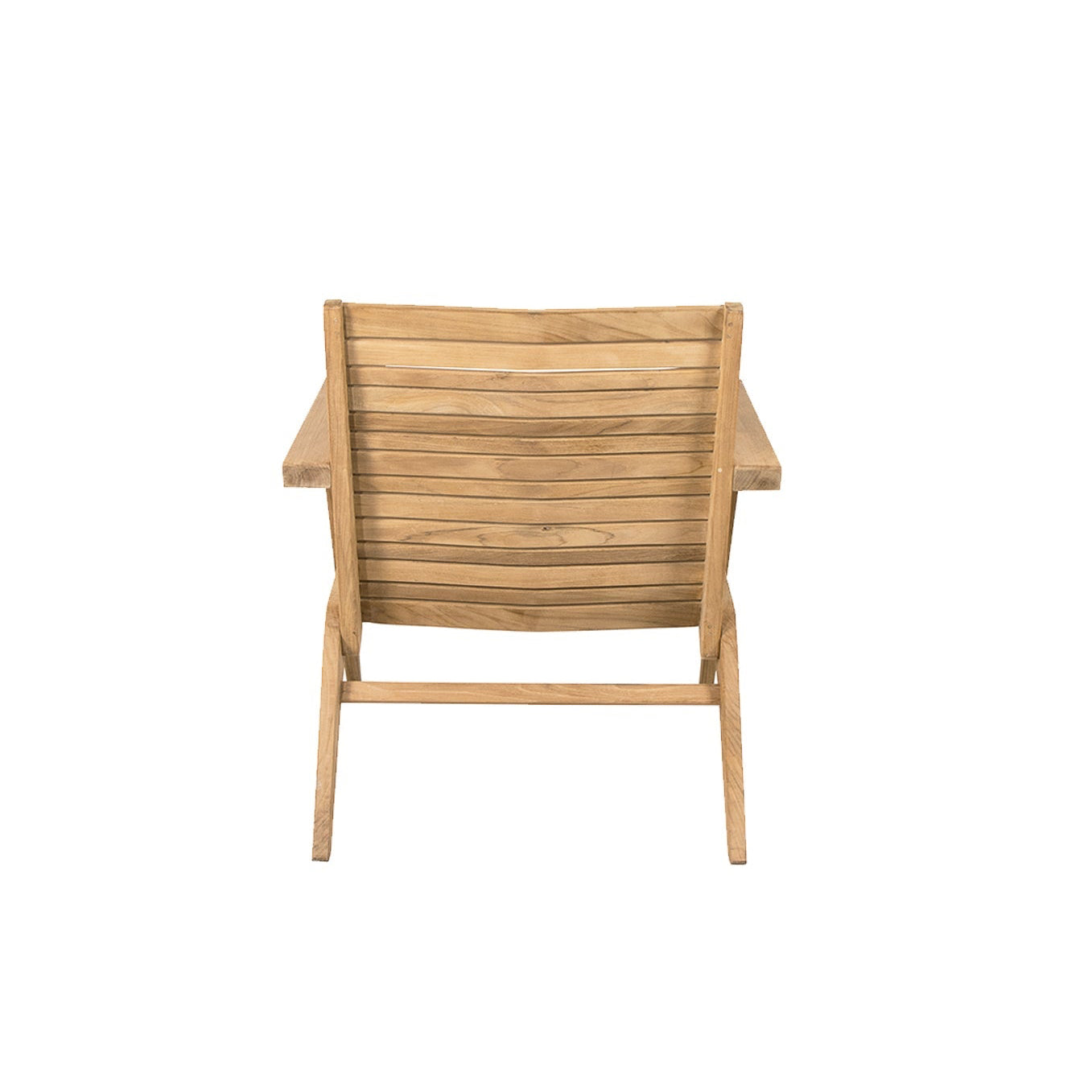 Wooden reclining lounge chair by Cane-line, sustainable outdoor furniture crafted with Comosum