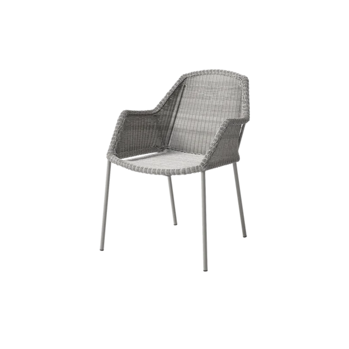 Cane-line Breeze Chair, Stackable in Taupe, no cushion