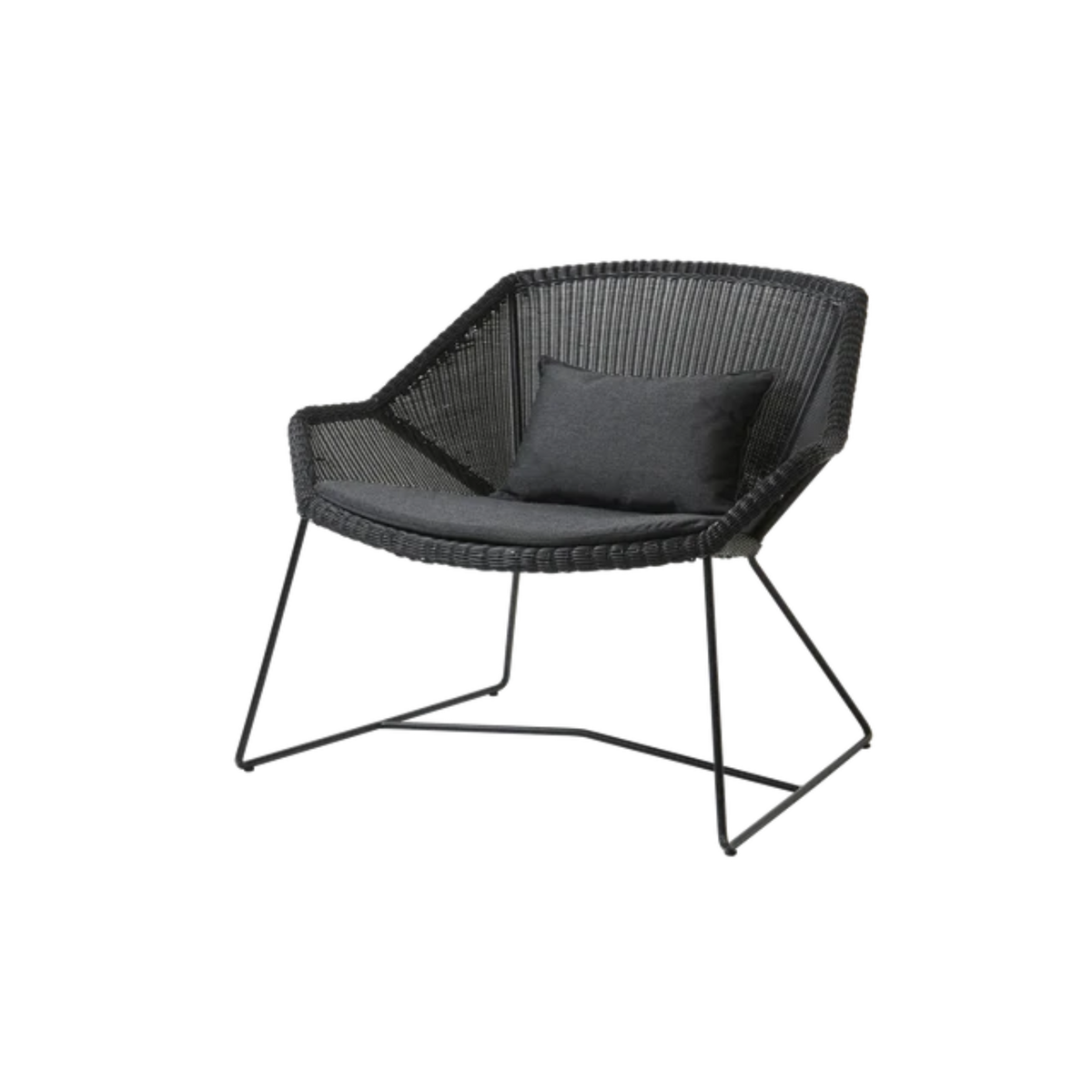 Cane-line Breeze Lounge Chair in Black