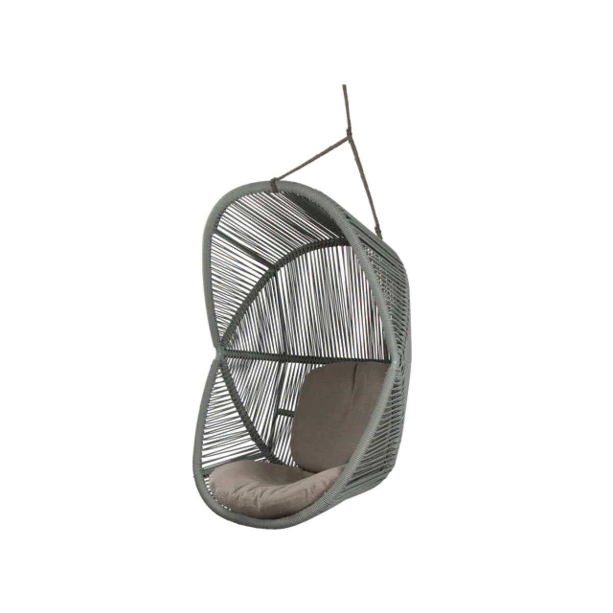 Cane-line Hive Chair in Dusty Green with Taupe -String Soft Rope base, Taupe cushion