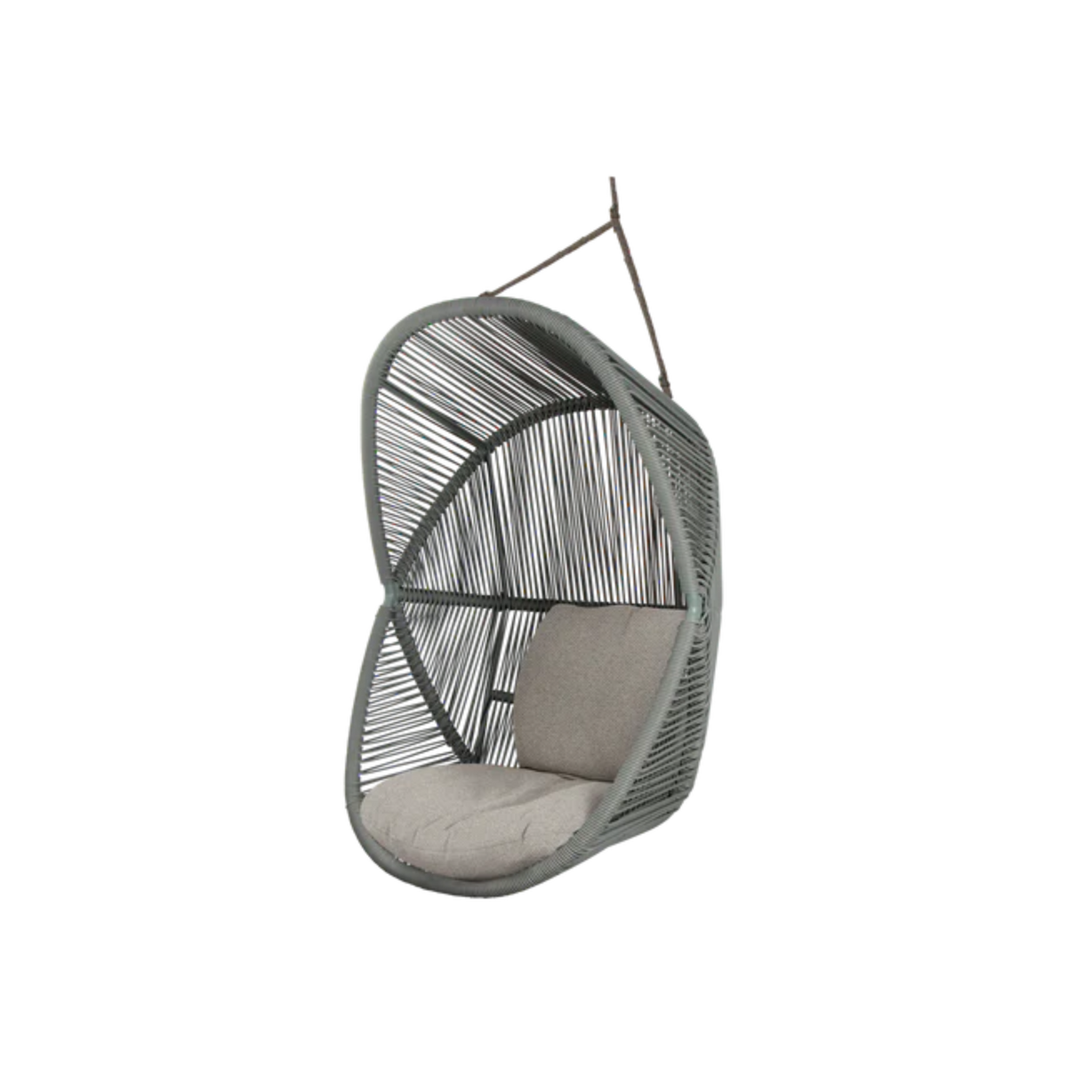 Cane-line Hive Chair in Dusty Green with Taupe -String Soft Rope base, Desert Sand cushion