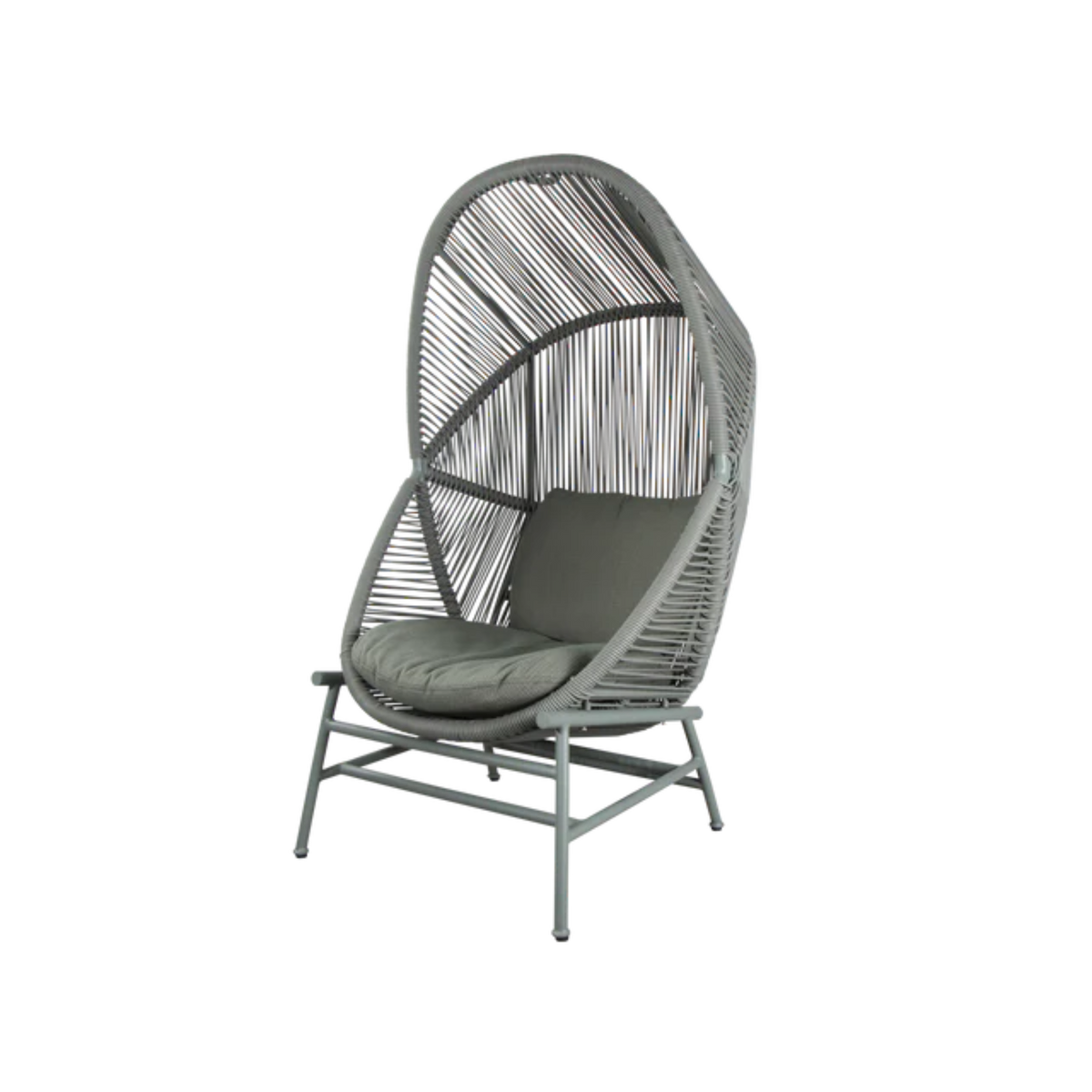 Cane-line Hive Chair in Natural with Sand base, Light Green cushion