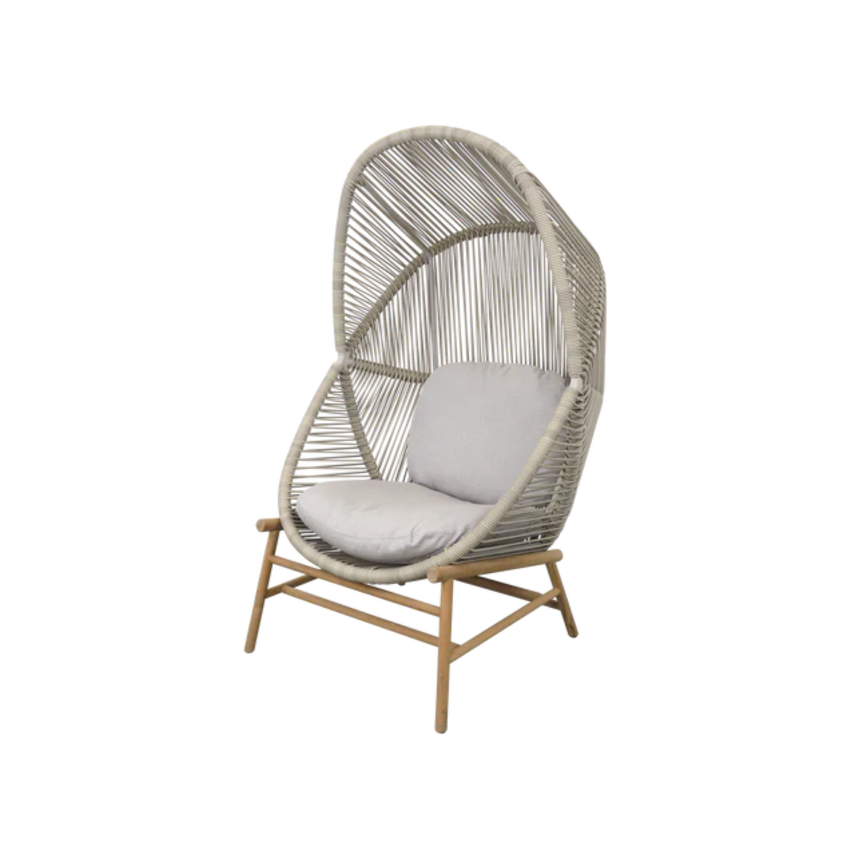 Cane-line Hive Chair in Sand with Teak base