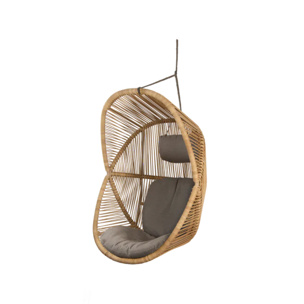 Cane-line Hive Chair Rope in Natural with Taupe rope, rattan
