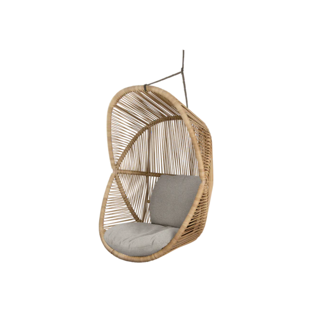 Cane-line Hive Chair in Natural with Taupe -String Soft Rope base, Desert Sand cushion