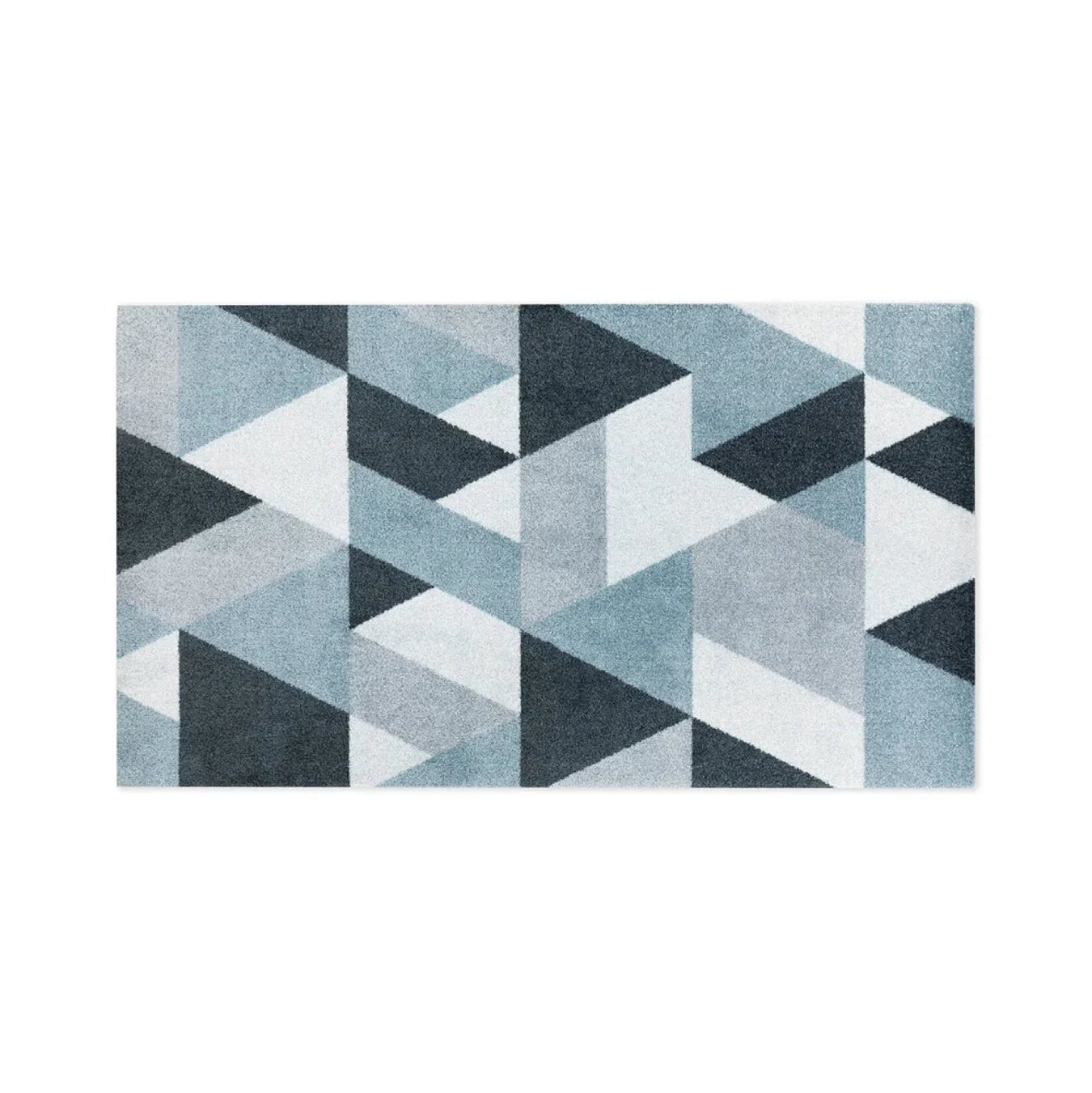 Heymat Blåne, recycled PET yarn doormat, Norwegian sustainable design