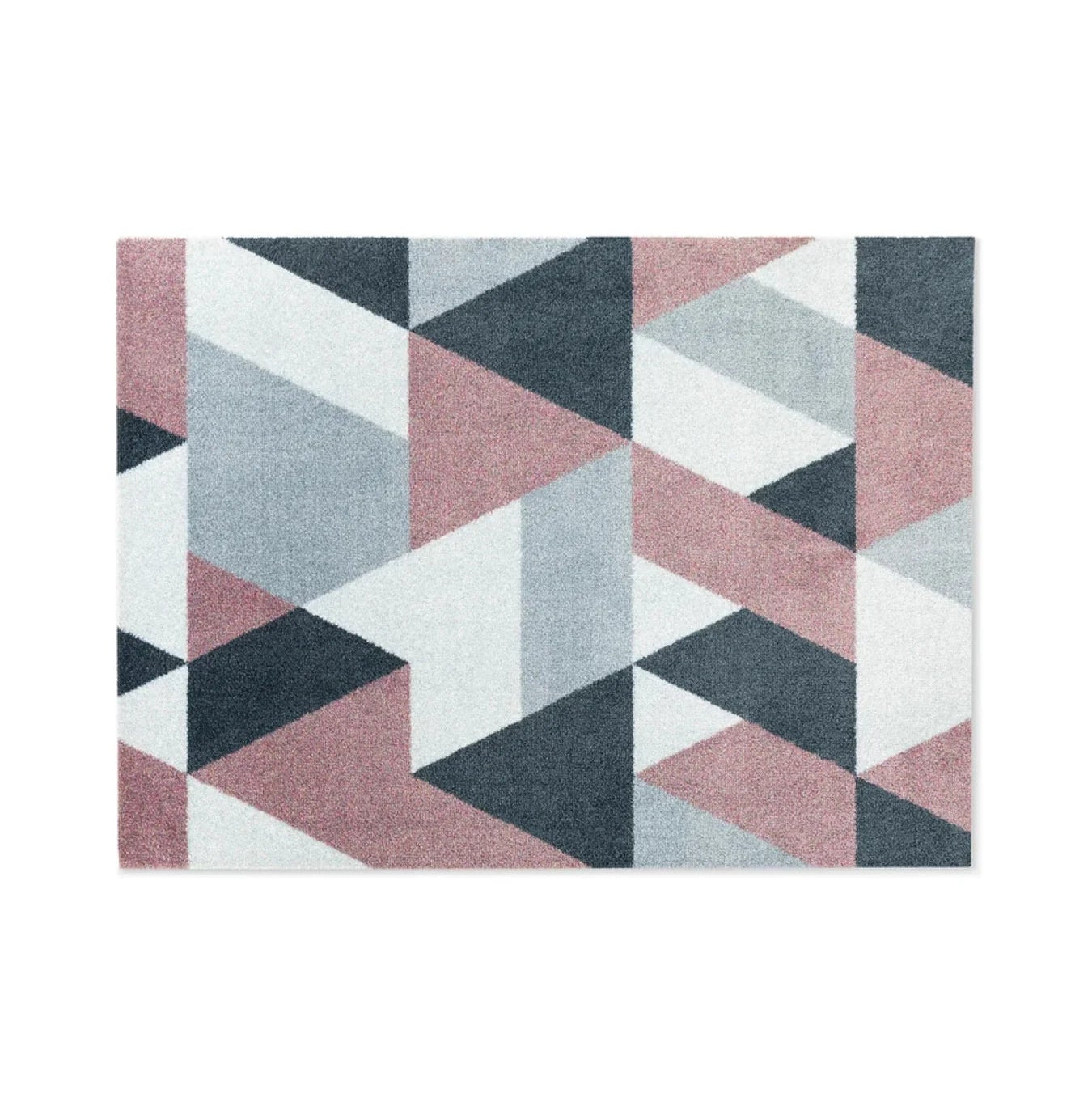 Heymat Blåne, recycled PET yarn doormat, Norwegian sustainable design