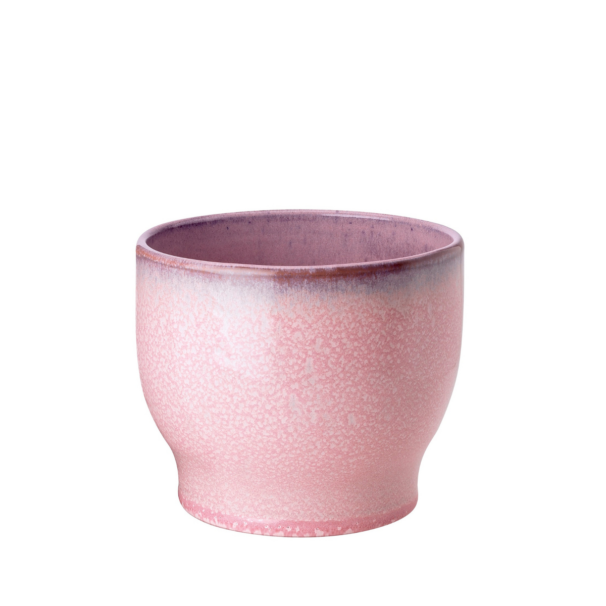 Knabstrup Flowerpot in rose, 4.9 in, glazed terracotta