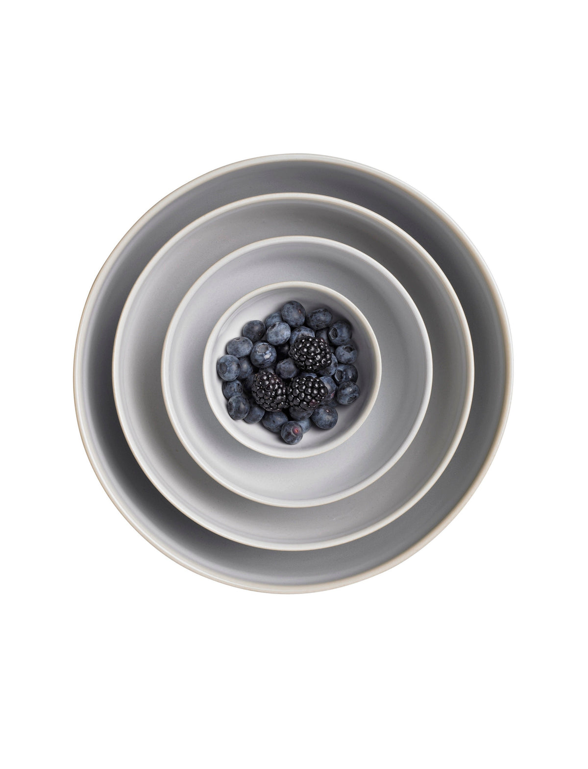 Knabstrup Tavola Bowls (Set of 4) in white, stoneware