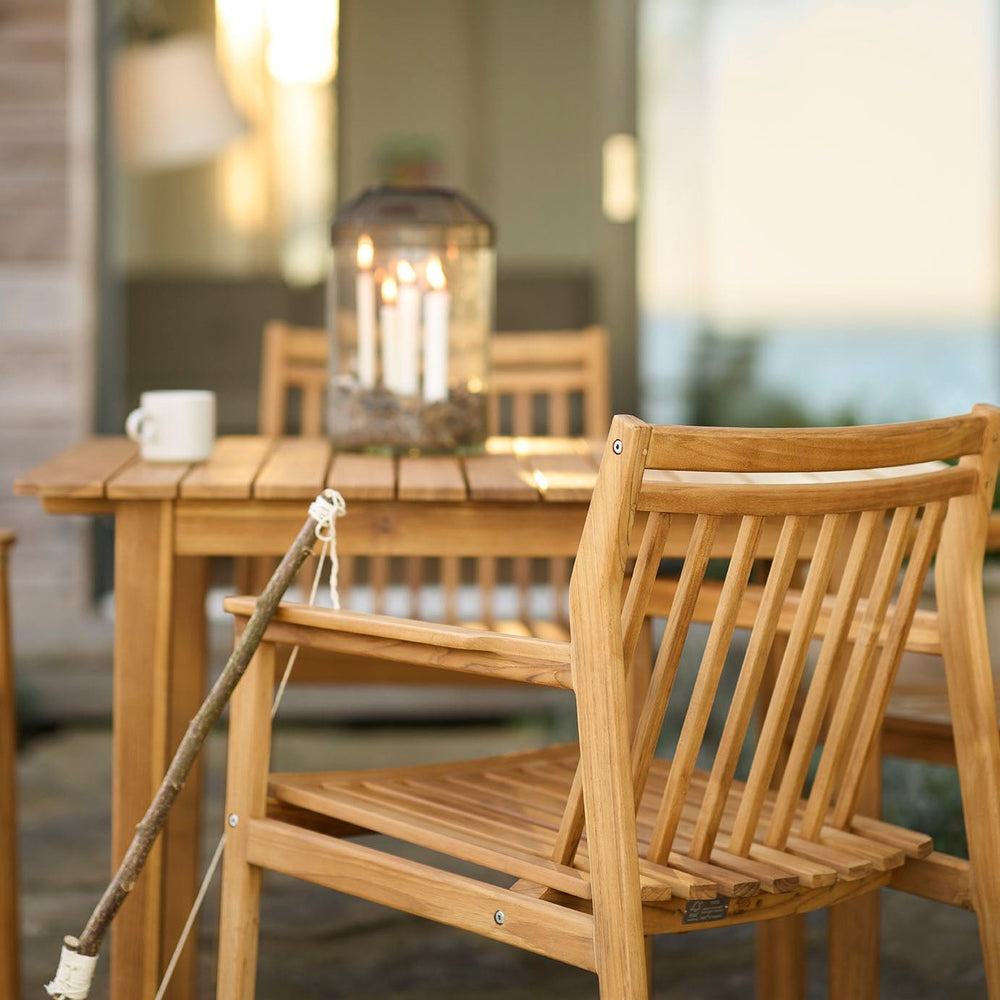FDB Møbler Sammen Garden chair in solid oak, designed by Børge Mogensen