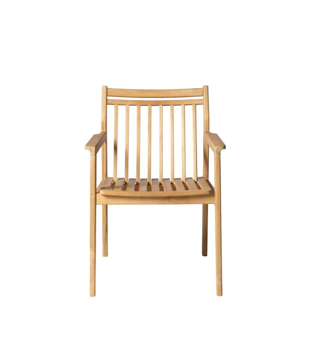 FDB Møbler Sammen Garden chair in solid oak, designed by Børge Mogensen