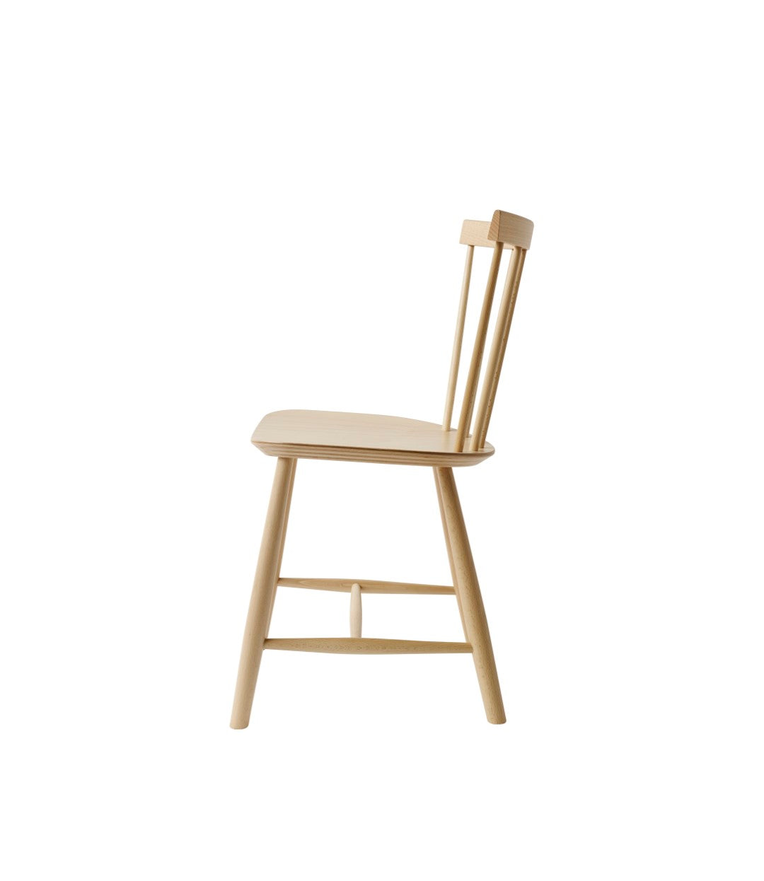 FDB Møbler Chair in solid oak, designed in 1955 by Poul M. Volther, a Danish mid-century cooperative design