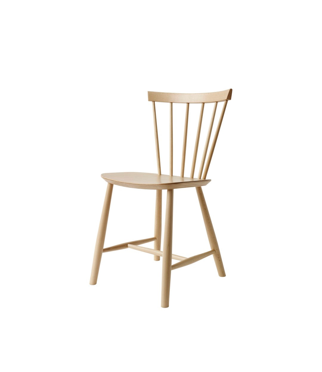 FDB Møbler Chair in solid oak, designed in 1955 by Poul M. Volther, a Danish mid-century cooperative design