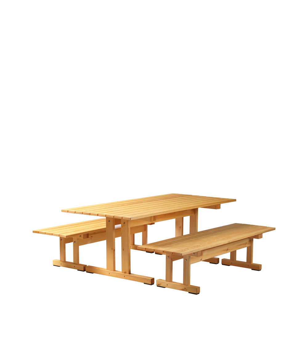 FDB Møbler Ermelunden Bench With out backrest in solid oak, designed by Børge Mogensen
