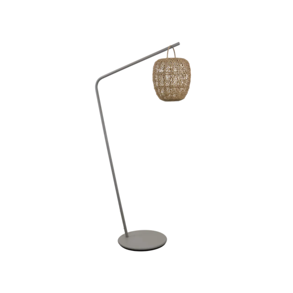 Cane-line Illusion Glow Lamp Hanging in Natural with Solar LED add-on, Taupe base