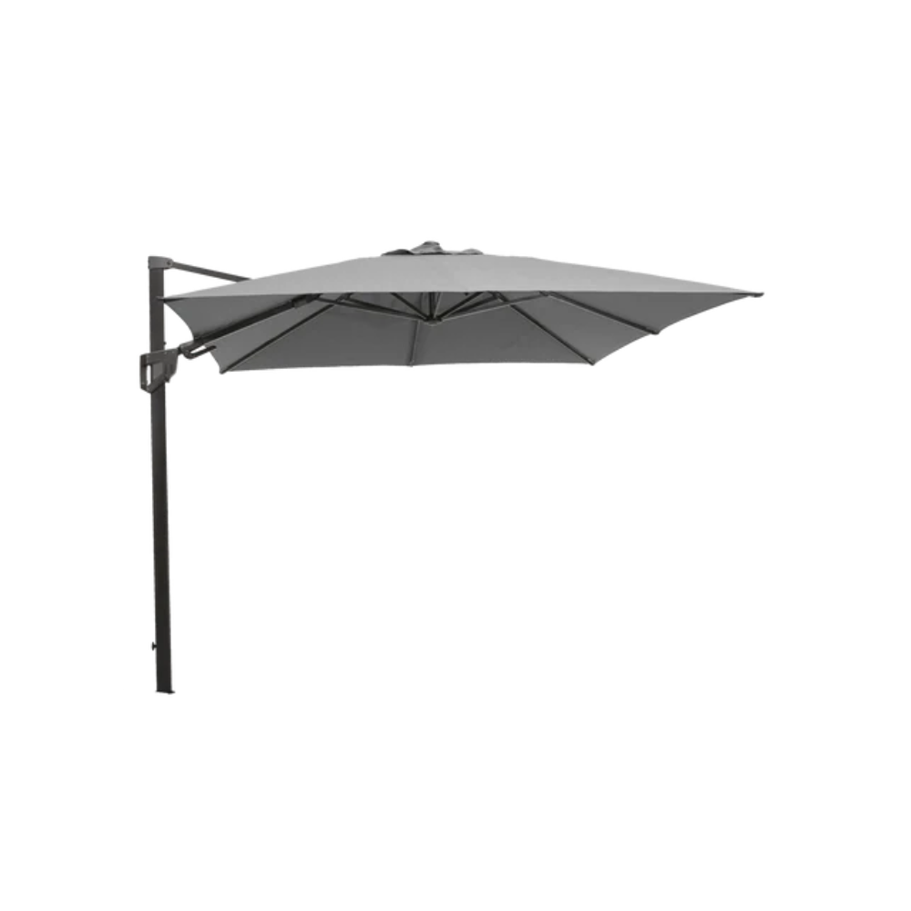 Cane-line Hyde Luxe Tilt Parasol, 10×10 Ft in Anthracite, no base