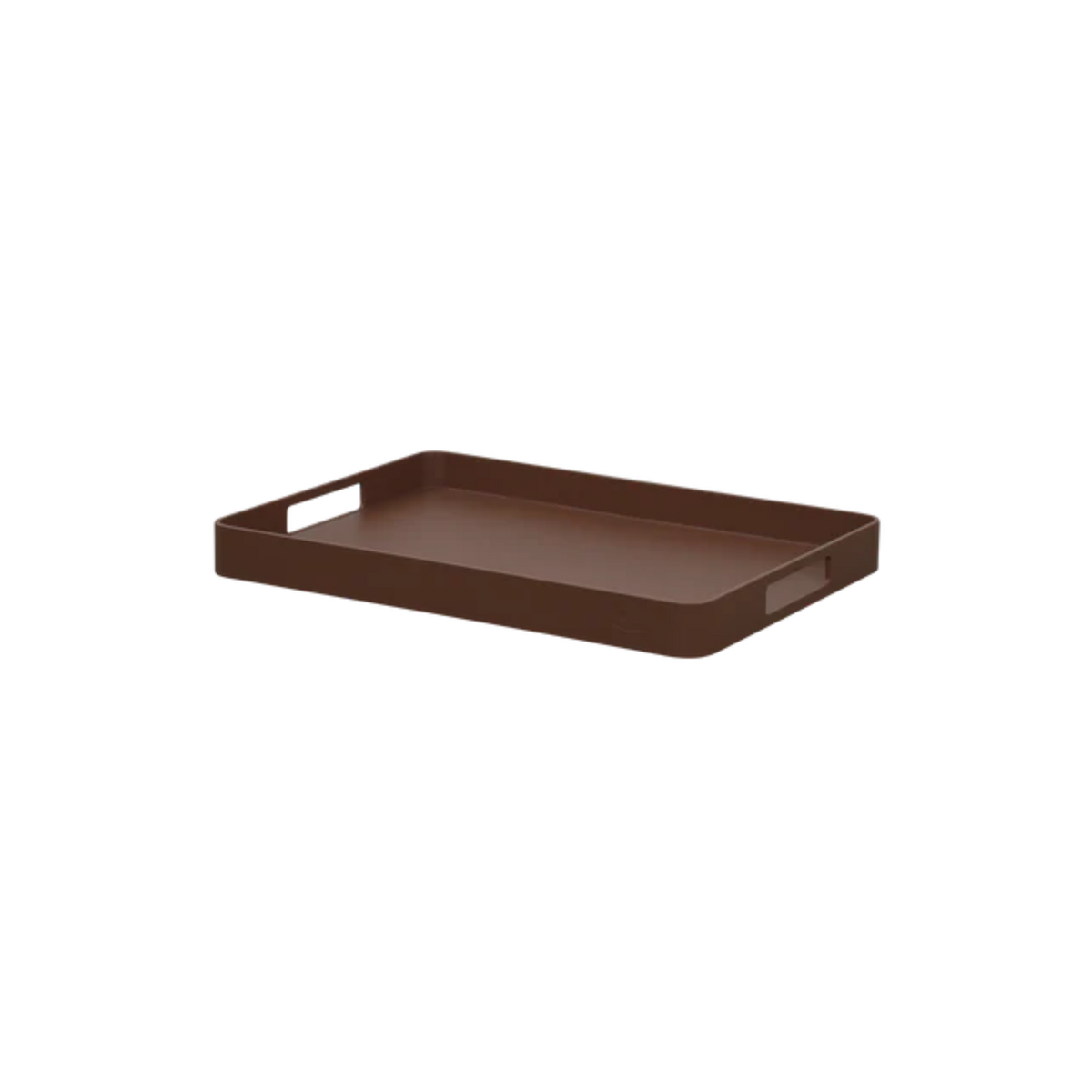 Cane-line Club Tray Rectangle Medium, 13.8×18.9" in Desert Red
