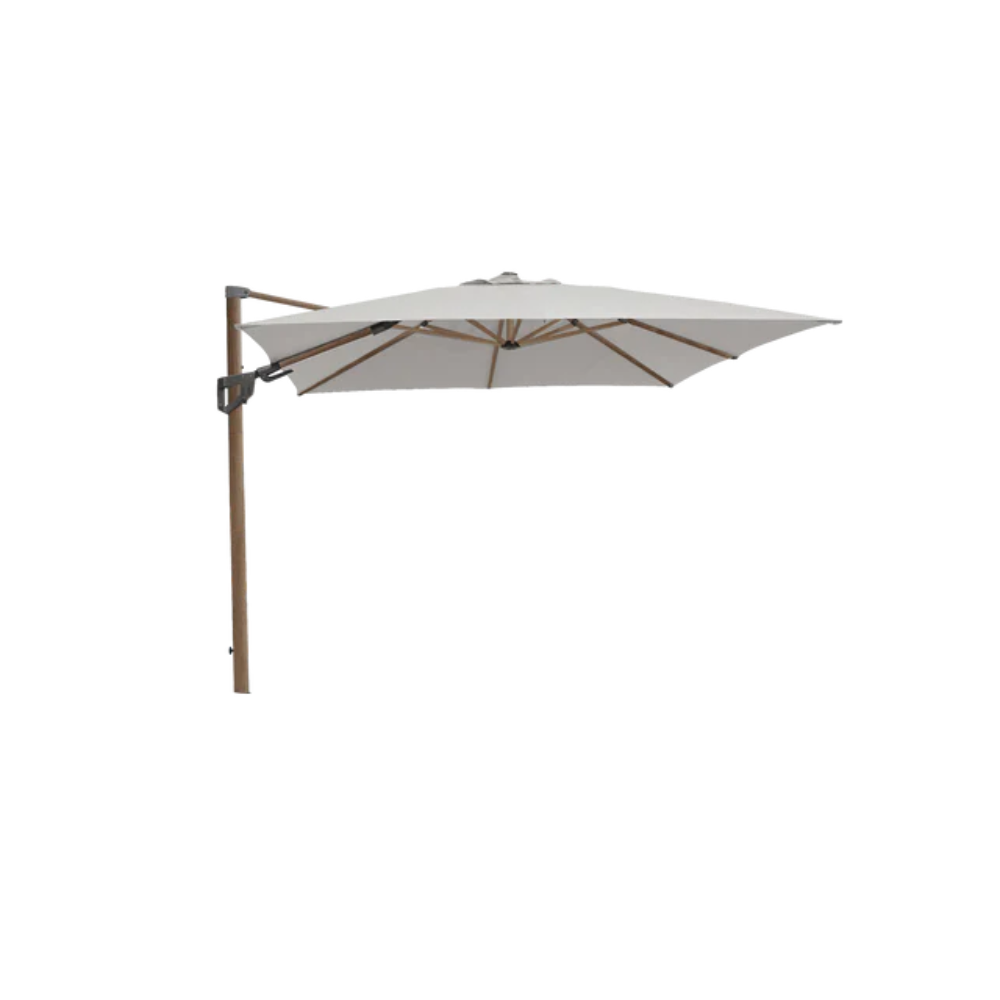 Cane-line Hyde Luxe Tilt Parasol, 10×10 Ft in Dusty White, no base
