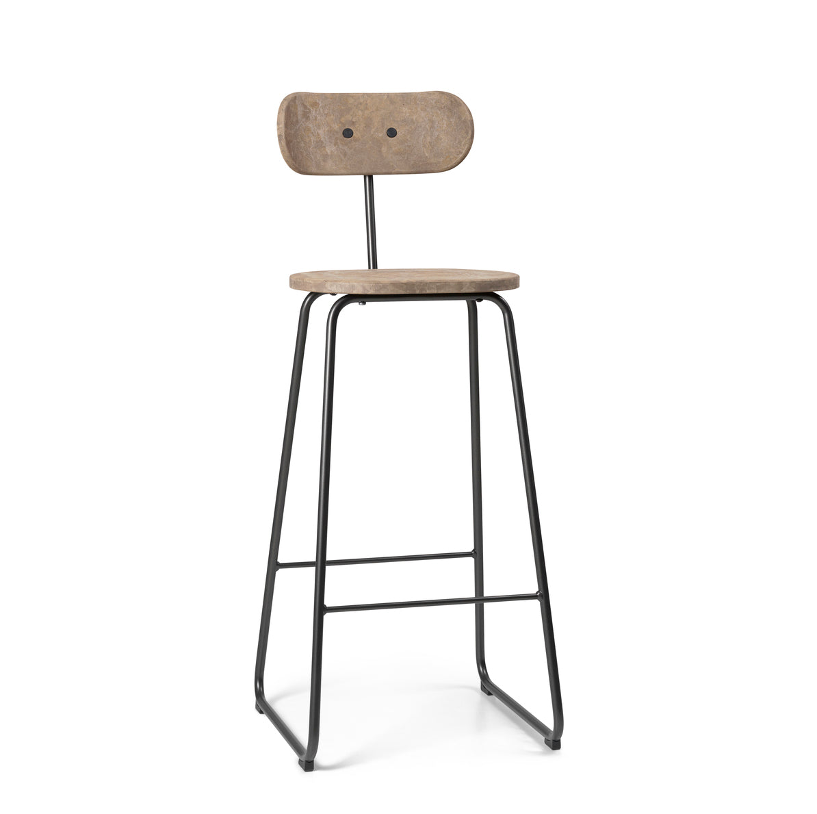 Earth Stool with Backrest