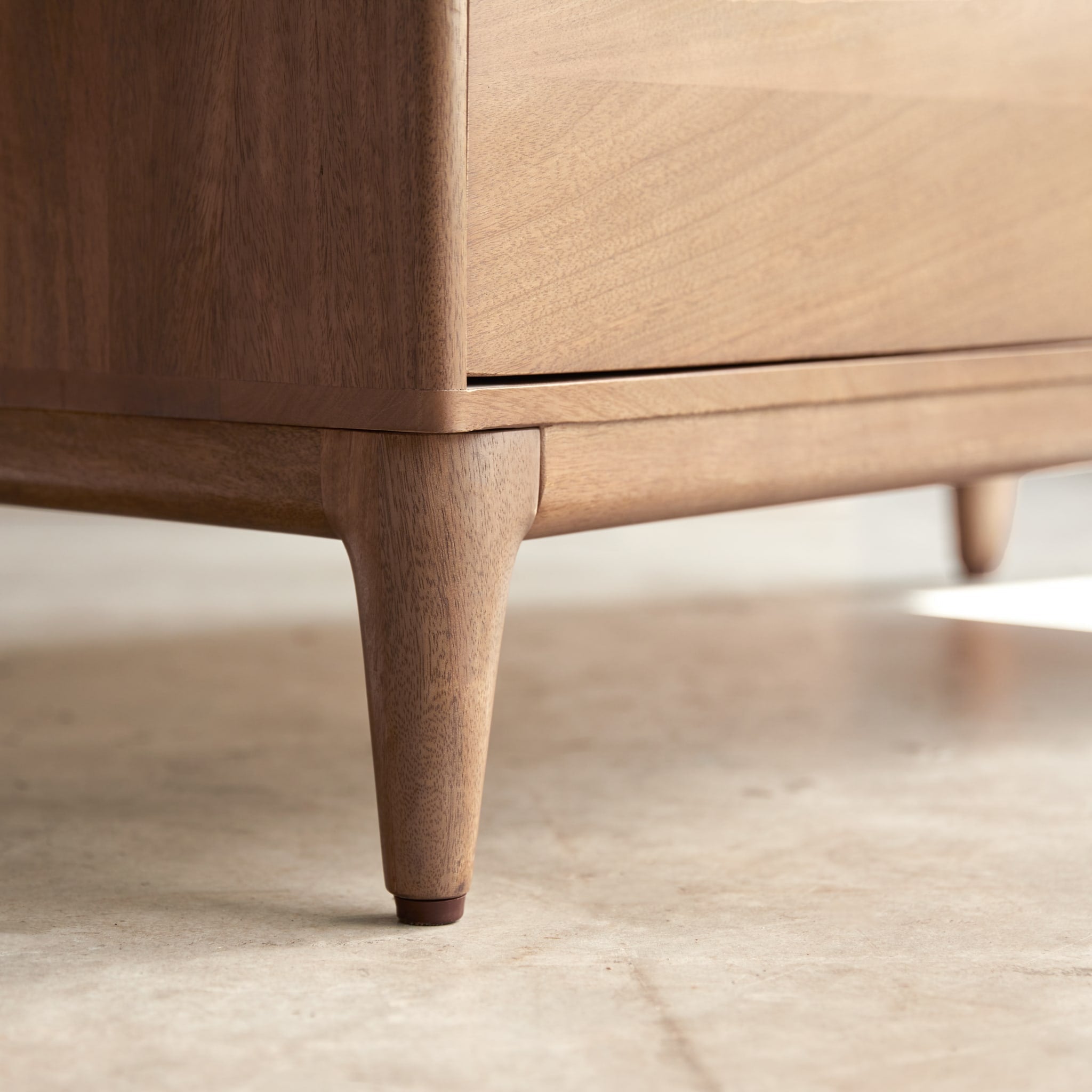 Tikamoon Gabrielle 39" sideboard in solid mango wood, alternate angle