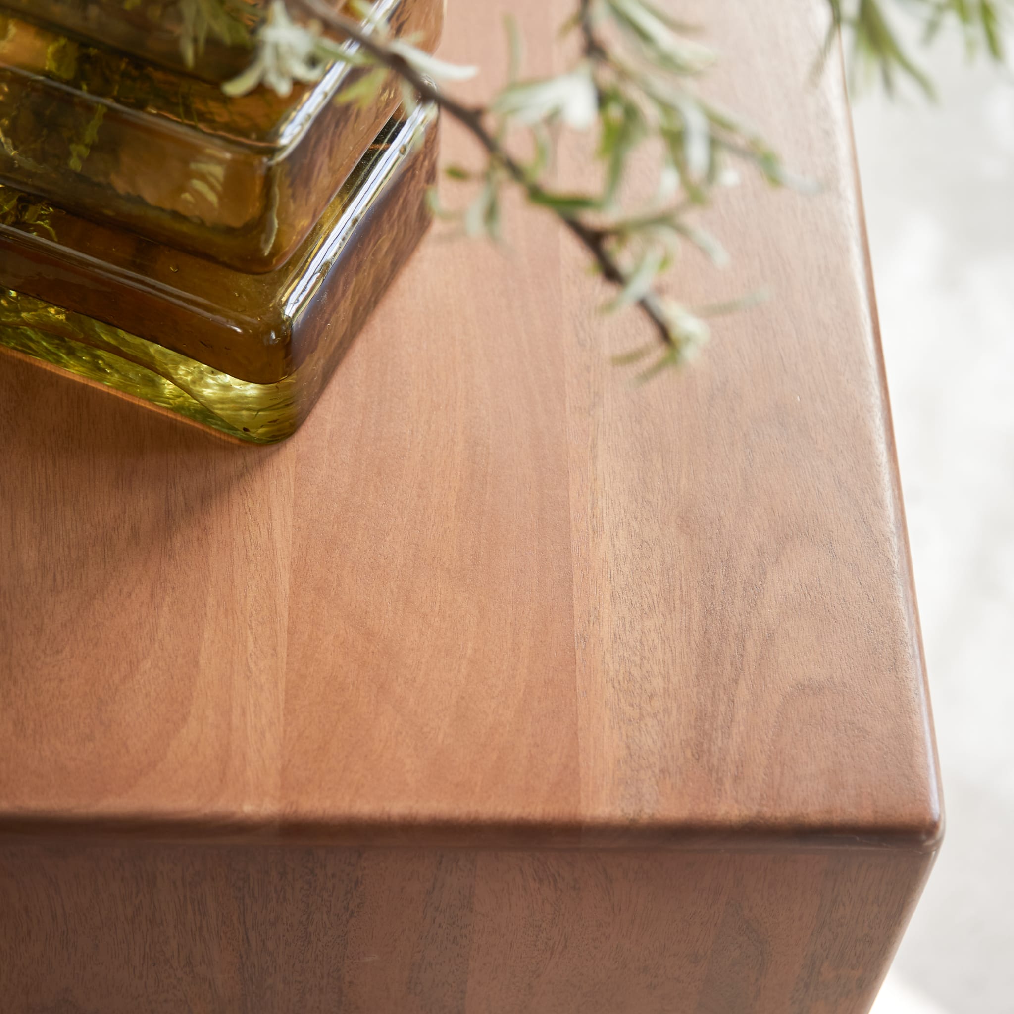 Tikamoon Gabrielle 59" sideboard in solid mango wood, angled view