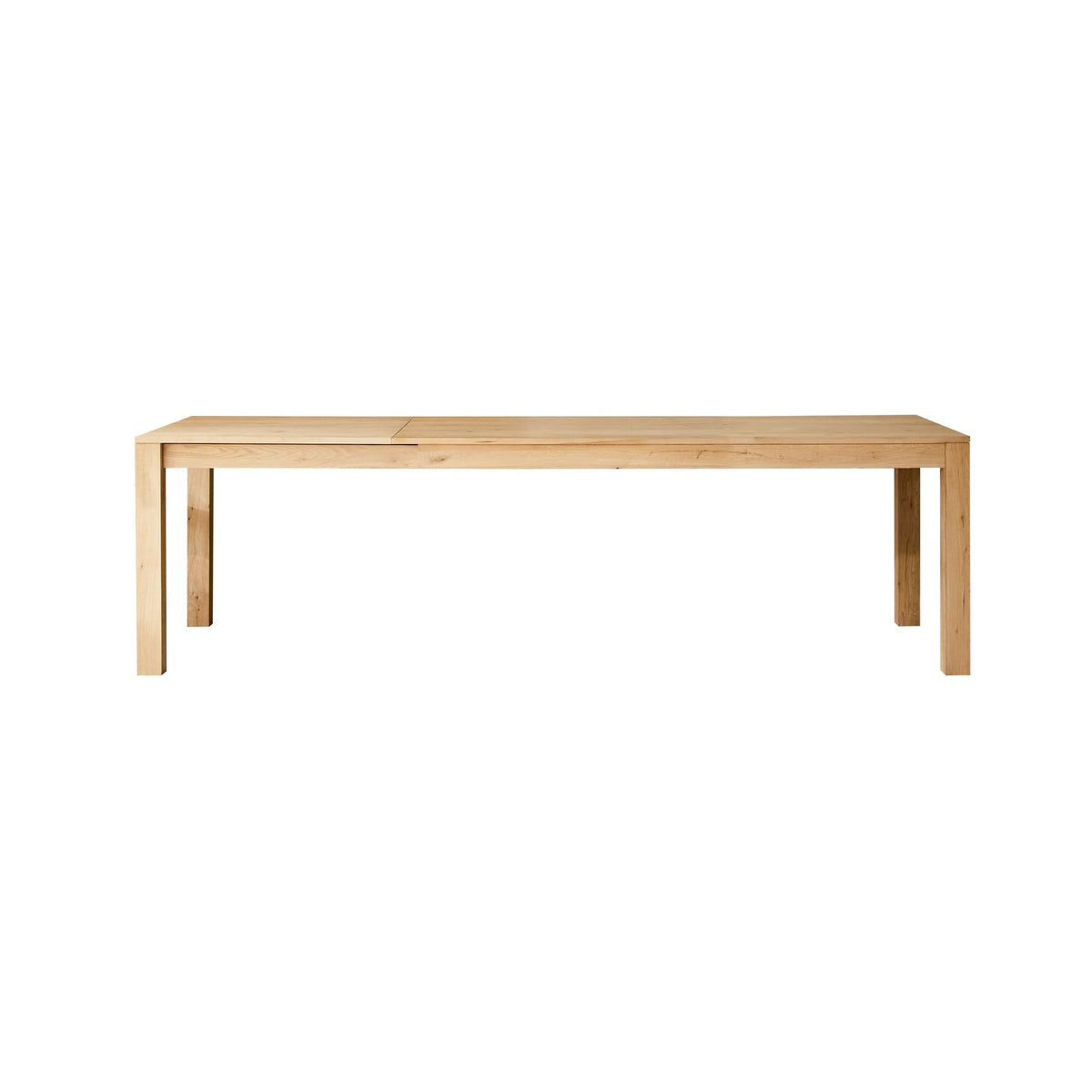 Close-up of tabletop edge and grain on the Tikamoon Eden dining table