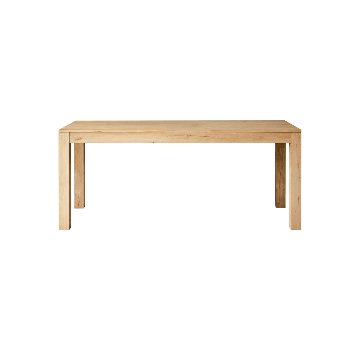 Close-up of leg and joinery detail on the Tikamoon Eden dining table