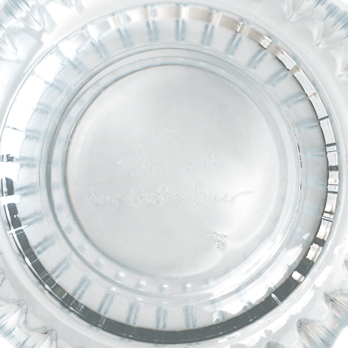Kähler Hammershøi Glasses in mouth-blown glass, by Hans-Christian Bauer, B Corp certified Danish ceramic since 1839.