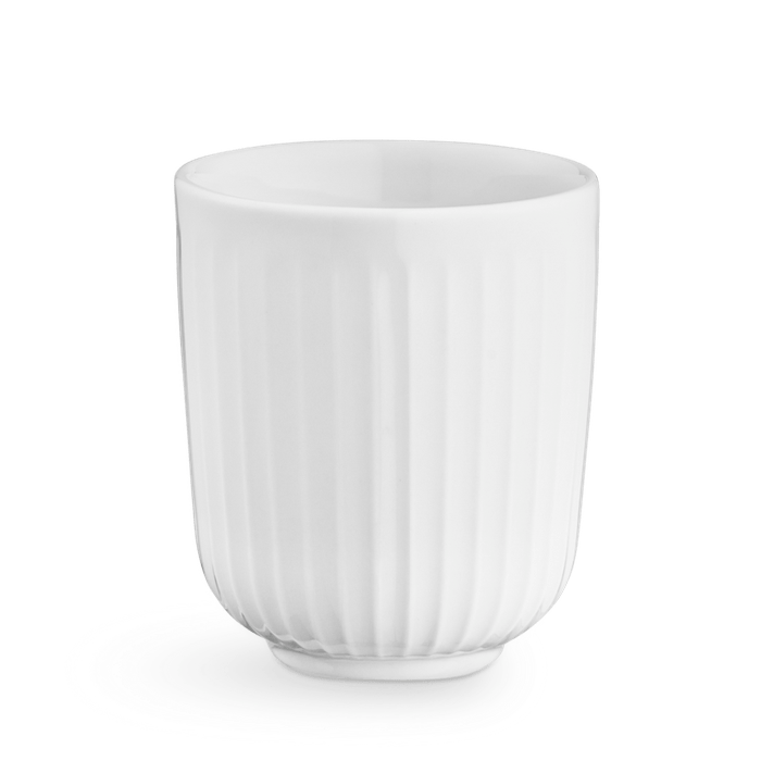 Kähler Hammershøi Cups and Mugs in glazed stoneware, by Hans-Christian Bauer, B Corp certified Danish ceramic since 1839.