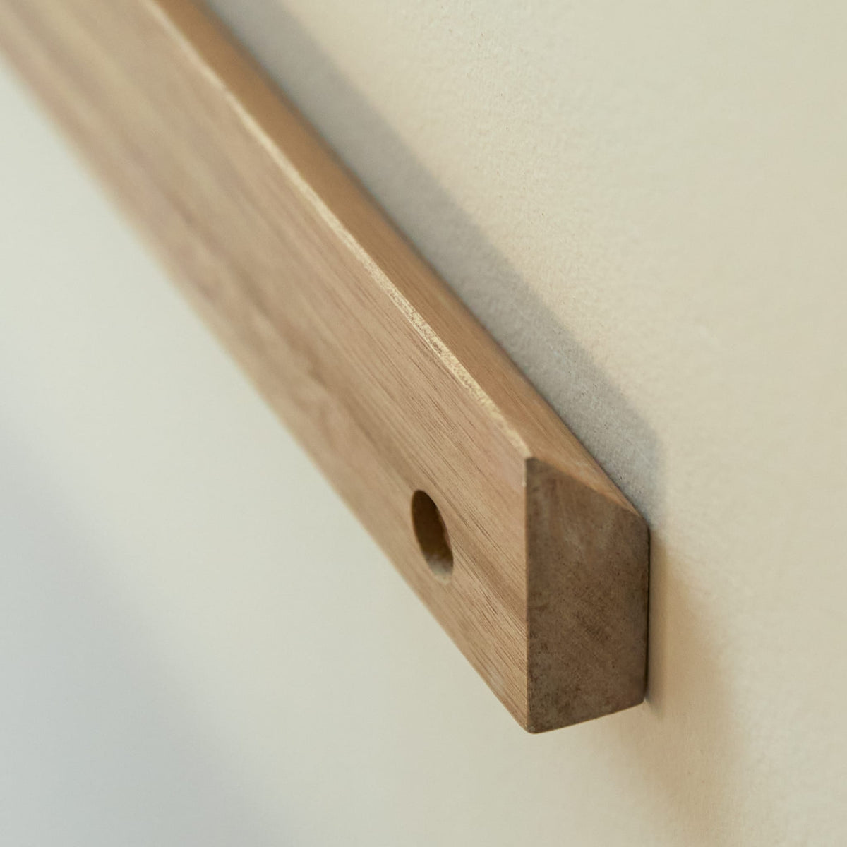 Tikamoon Lila acacia column cabinet, detail of the door