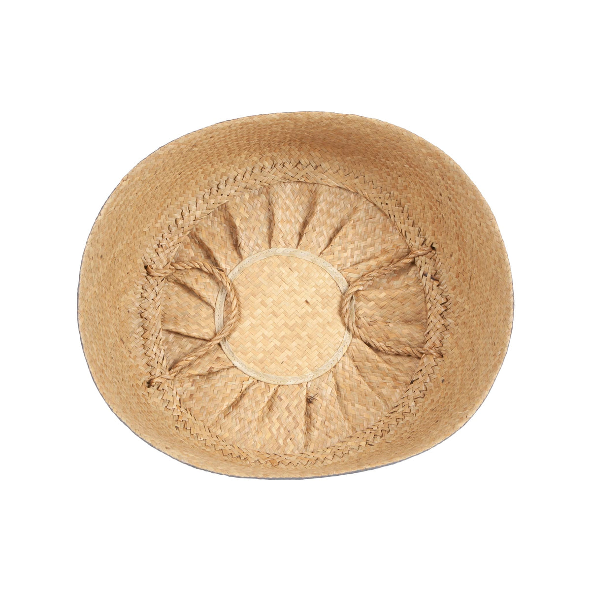 Tikamoon Hazel storage basket in natural seagrass, alternate angle