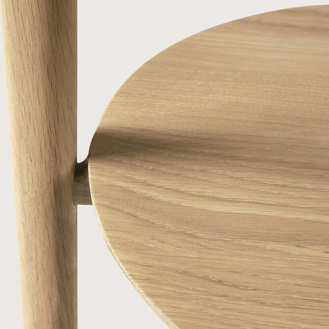 Ethnicraft Bok Side Table, FSC-certified solid wood furniture by Belgian brand