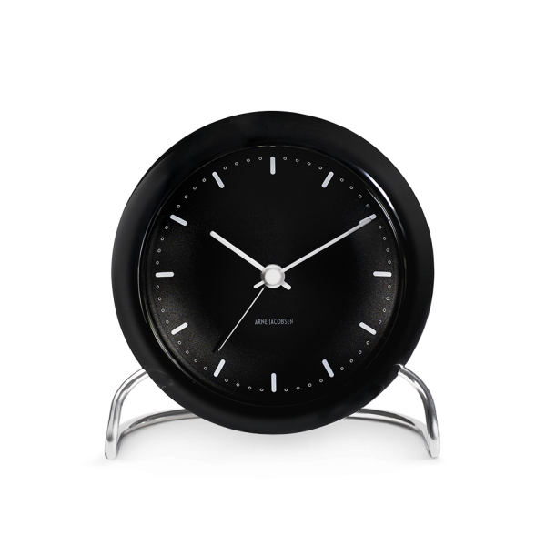 Arne Jacobsen City Hall Table Clock, Ø: 4.3"