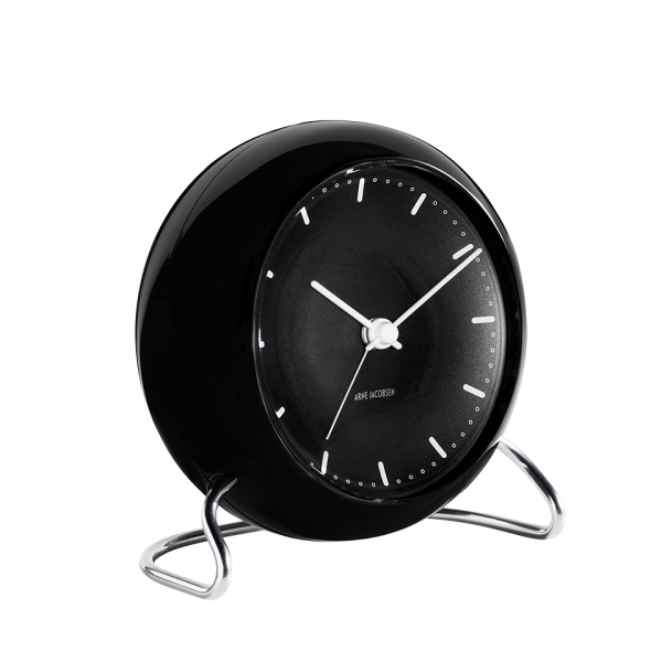 Arne Jacobsen City Hall Table Clock, Ø: 4.3"
