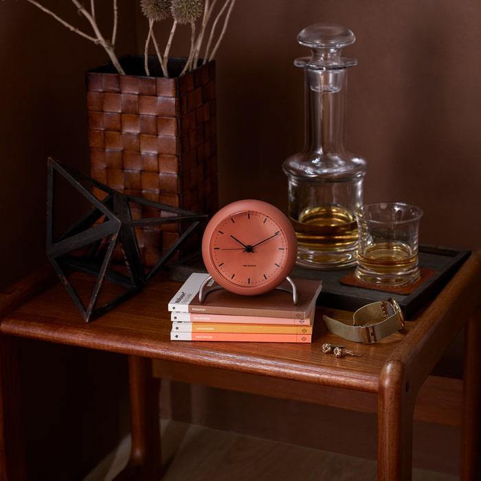 Arne Jacobsen City Hall Table Clock, Ø: 4.3"
