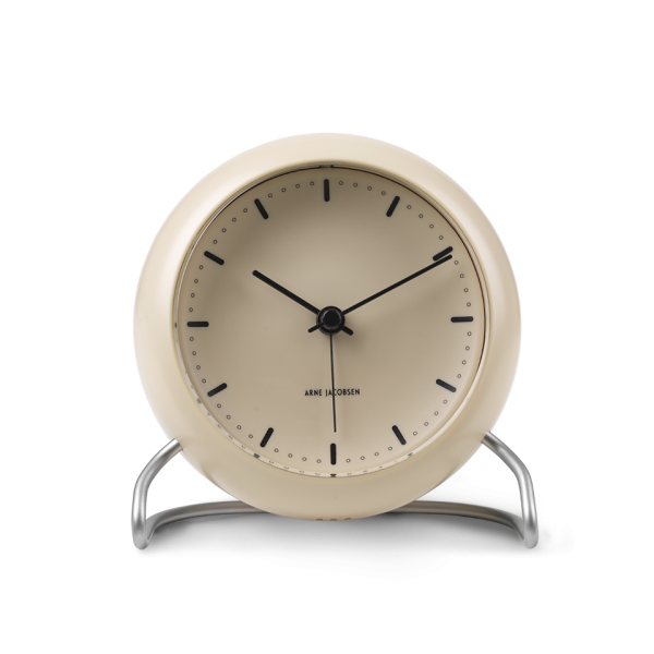 Arne Jacobsen City Hall Table Clock, Ø: 4.3"