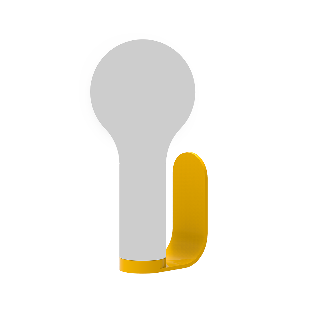 Fermob Aplô Wall Light Bracket in Honey powder-coated steel, outdoor lighting from France