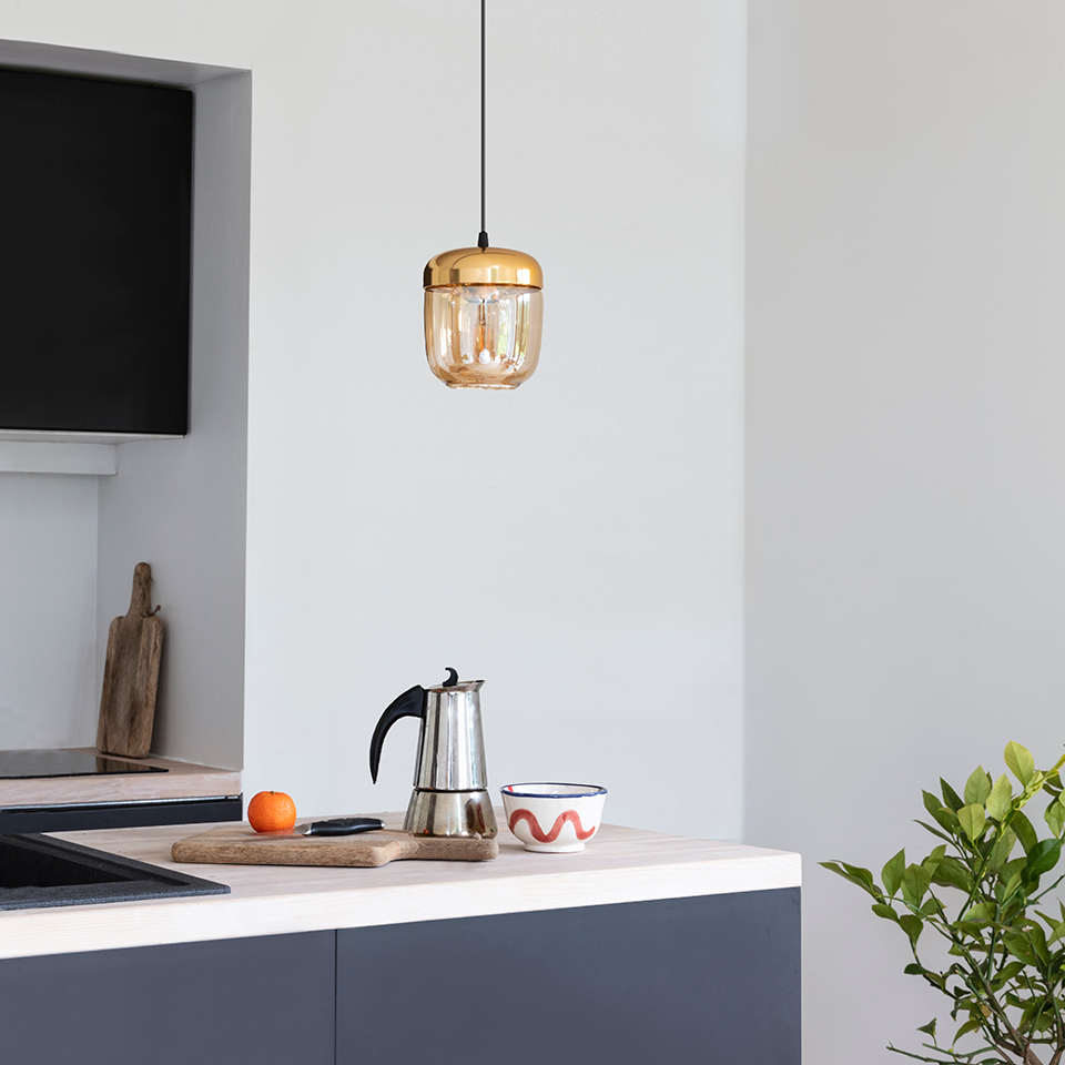 UMAGE Acorn Hardwired Pendant with LED Bulb
