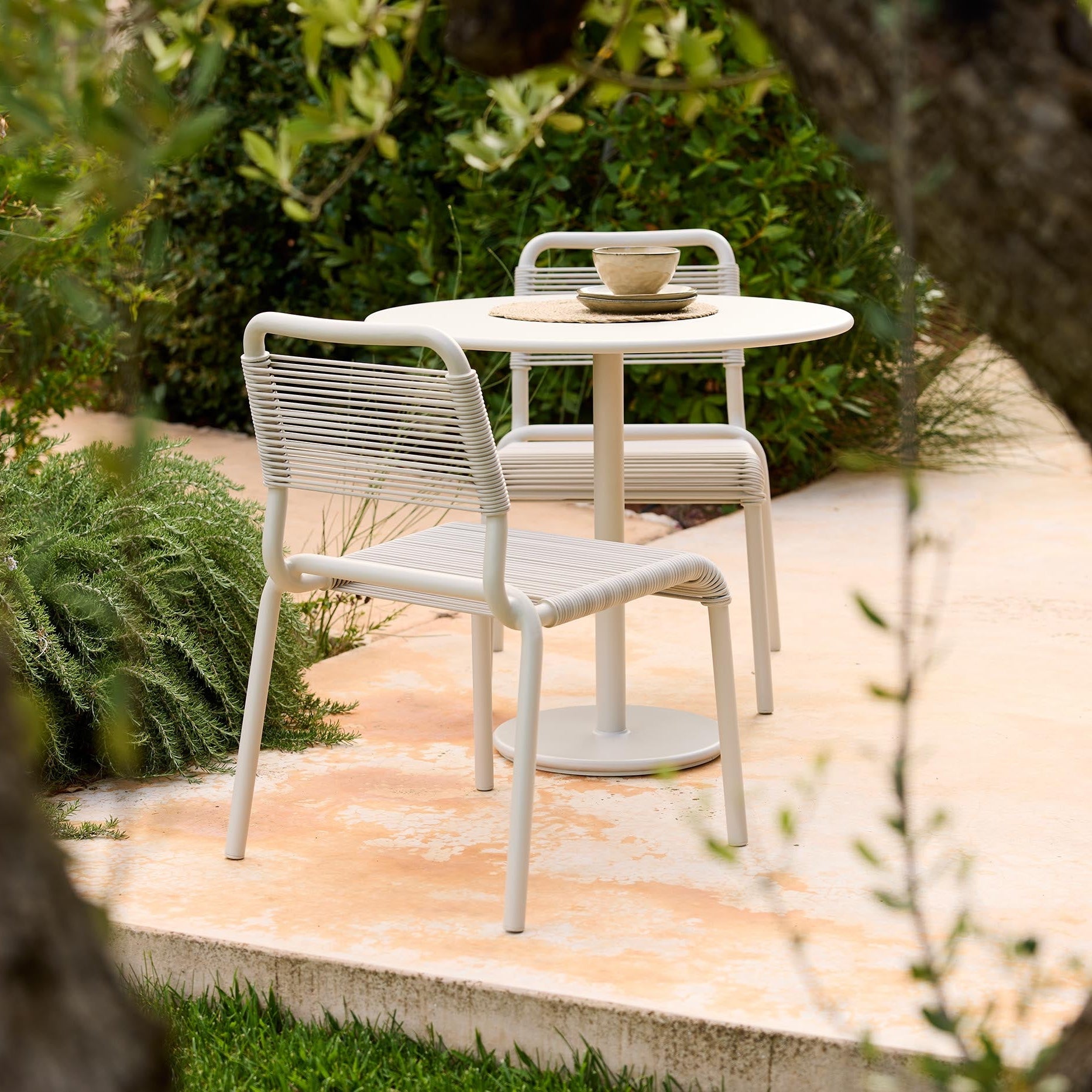 Two Al Dente Outdoor Chairs by Cane-Line 