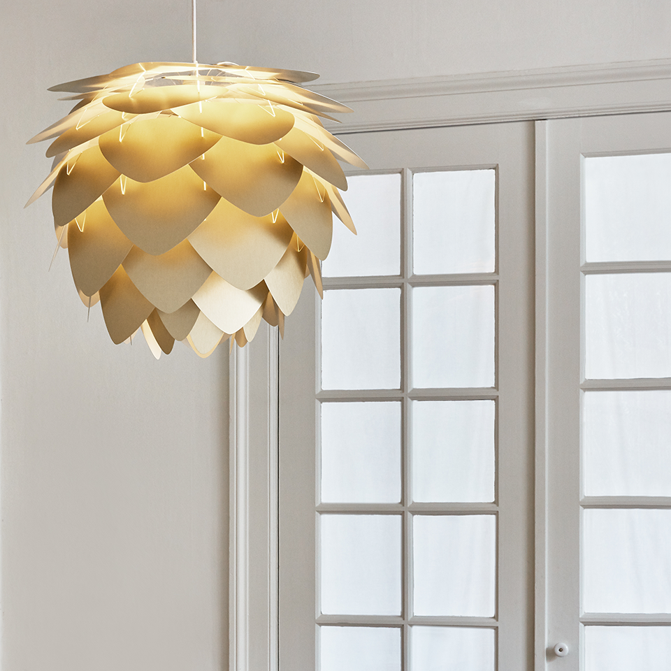 UMAGE Aluvia Hardwired Pendant, Medium Lampshade