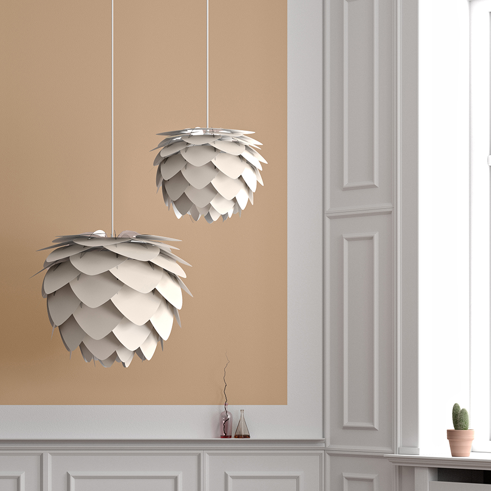 UMAGE Aluvia Hardwired Pendant, Medium Lampshade