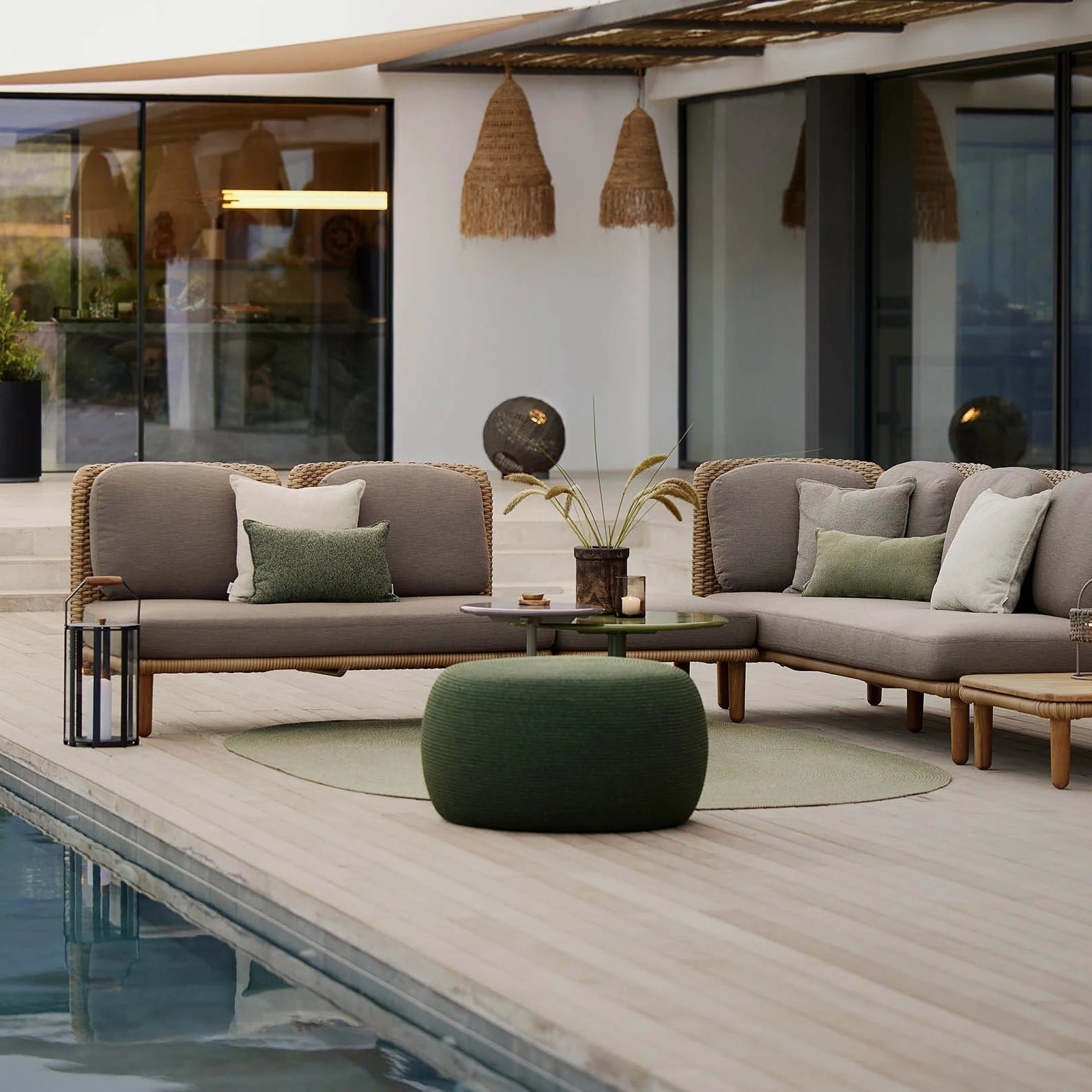 Circle Footstool Large