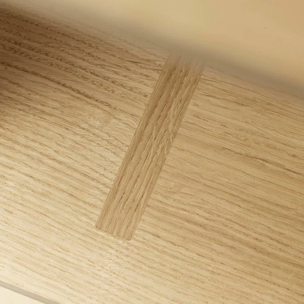 FDB Møbler Shelves in solid oak, designed by Laura Bilde